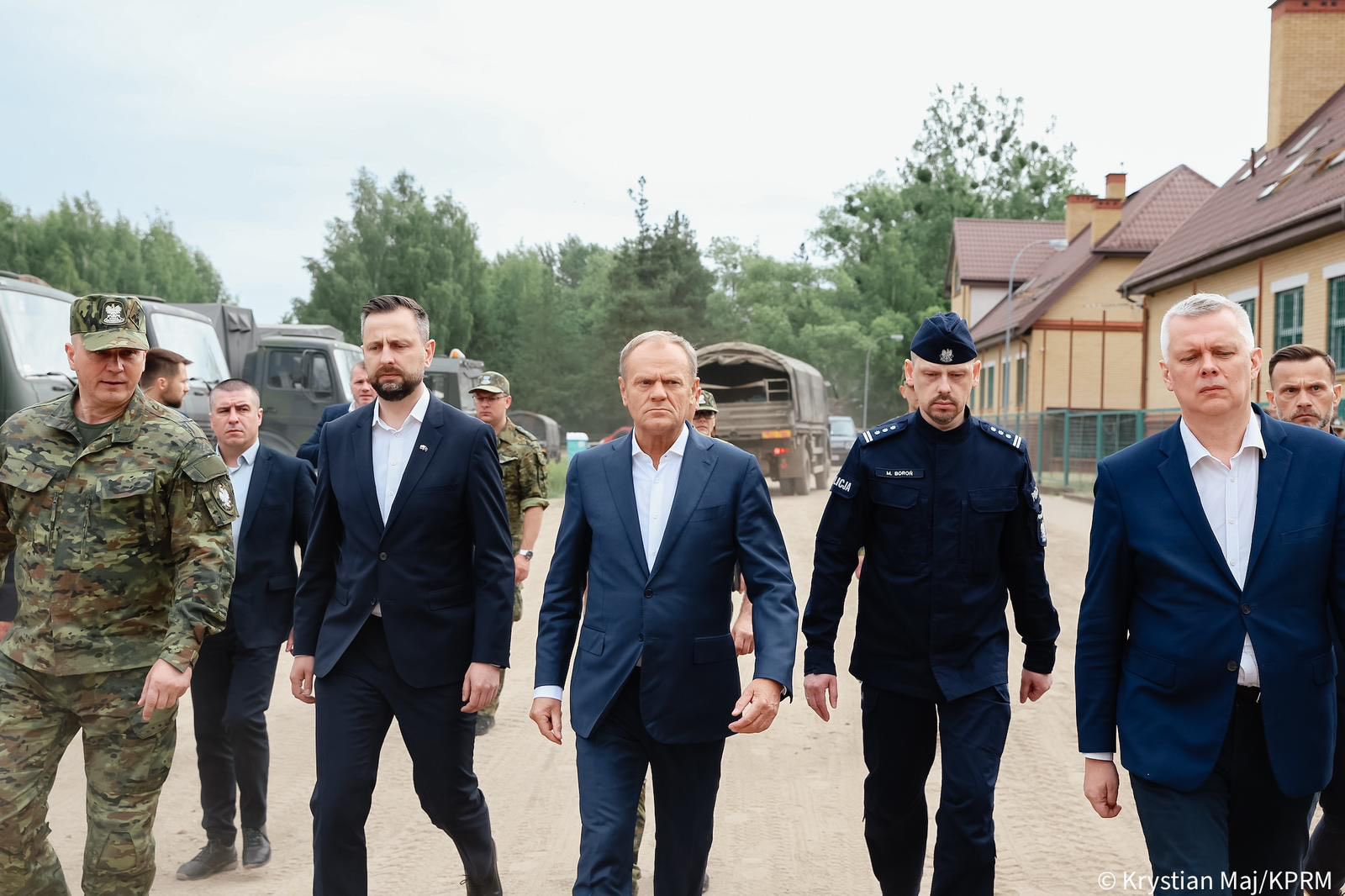 Donald Tusk ogłosił zmiany na granicy z Białorusią. Wraca strefa buforowa