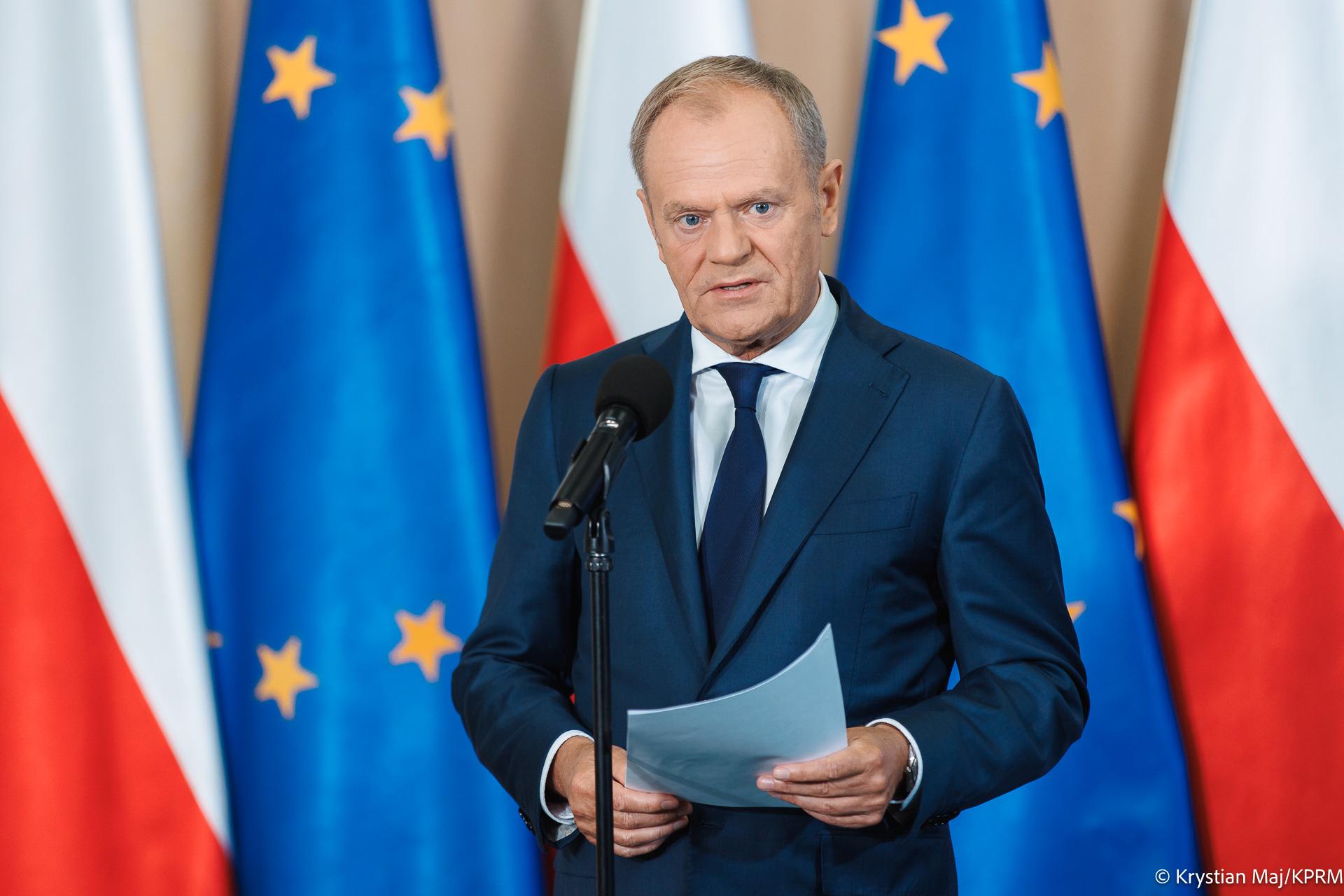 Tusk interweniuje w sprawie niemieckiego incydentu z migrantami na polskiej granicy